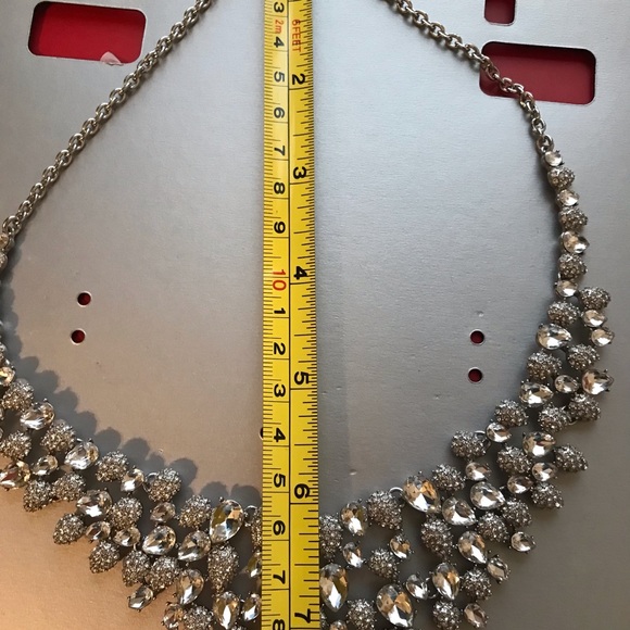 INC Crystal Cluster Teardrop Party Necklace NWT$79.50 retail - Picture 6 of 9
